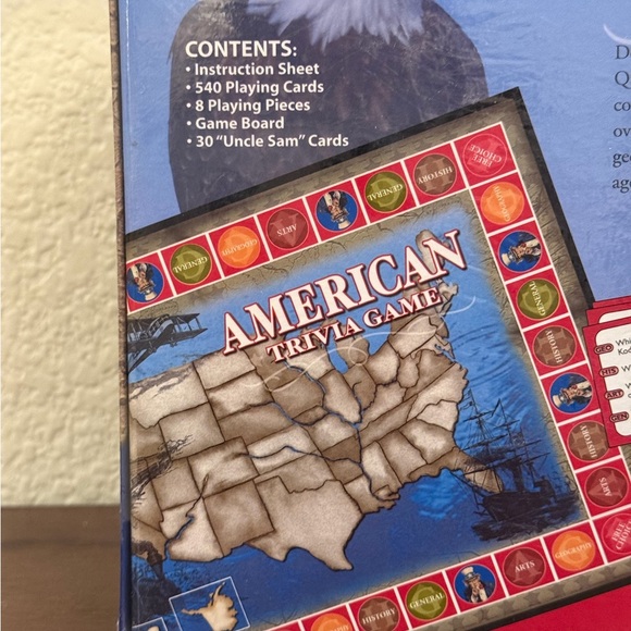 American Trivia Game Books Are Fun New Sealed Patriotic Family Board Game Kids - Picture 8 of 10